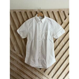 Suitsupply White Short Sleeve Button Down